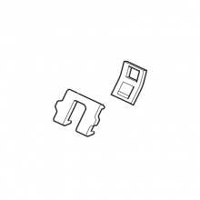 SPRING STEEL CLIP SUPPORT, PAD