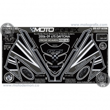 TANKPAD + OKLEINA PRZÓD TRIUMPH DAYTONA 675 2006