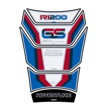 TANKPAD MOTOGRAFIX BMW GS R1200 Adventure 30th Ann Red/White/Blue