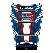 TANKPAD MOTOGRAFIX BMW GS R1200 Adventure 30th Ann Red/White/Blue