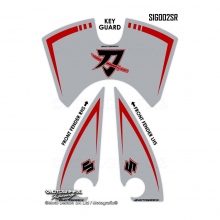 TANKPAD Suzuki Katana 1000 2018 - 2021 Key / Ignition Guard 3D Gel Paint Protector with Fender SIG002SR