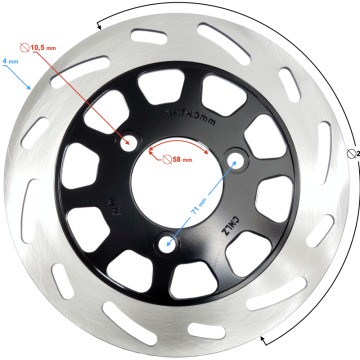 Tarcza hamulcowa przód YADEA T2