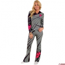 THOR PJ S4W FLORA LONG GRAY M  PIŻAMA ROZMIAR M