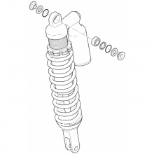 TYLNY AMORTYZATOR SWM RS300 RS500 SM500