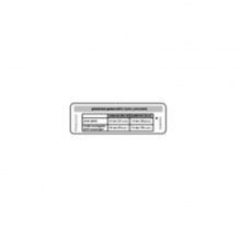 Tyre pressure label-1G000150