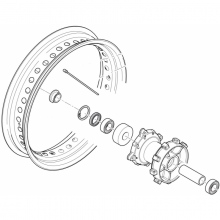 WHEEL, REAR SUPERDUAL X
