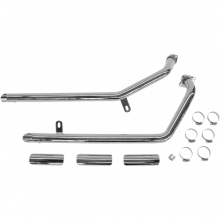 WYDECH TŁUMIK  COBRA 1 5/8 DRAG PIPES EXHAUST SYSTEM WITH SLASH CUT TIP CHROME HONDA