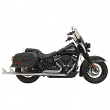 WYDECH TŁUMIK BASSANI XHAUST FISHTAIL TRUE DUAL EXHAUST SYSTEM HARLEY DAVIDSON