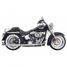 WYDECH TŁUMIK BASSANI XHAUST FISHTAIL TRUE DUAL EXHAUST SYSTEM HARLEY DAVIDSON