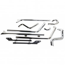 WYDECH TŁUMIK BASSANI XHAUST FISHTAIL TRUE DUAL EXHAUST SYSTEM HARLEY DAVIDSON