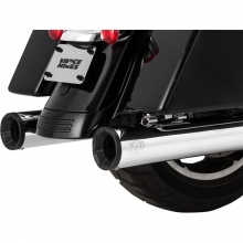 WYDECH TŁUMIK HARLEY DAVIDSON  VANCE & HINES MUFFLER SLIP-ON ELIMINATOR 400 CHROME W/BLACK END CAPS