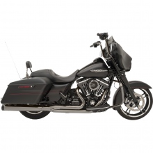 WYDECH TŁUMIK HARLEY DAVIDSON KHROME WERKS EXHAUST SYSTEM 2 INTO 1 WITH TWO-STEP HEADER BLACK/CHROME