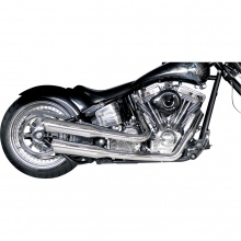 WYDECH TŁUMIK HARLEY DAVIDSON SUPERTRAPP EXHAUST SYSTEM CUSTOM FATSHOTS 2-2 CHROME 330 WIDE TIRE/RIGHT SIDE DRIVE