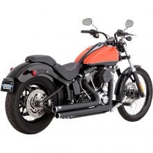 WYDECH TŁUMIK HARLEY DAVIDSON VANCE & HINES EXHAUST SYSTEM 2-INTO-2 BIG SHOTS STAGGERED BLACK