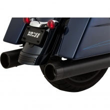 WYDECH TŁUMIK HARLEY DAVIDSON VANCE & HINES MUFFLER SLIP-ON OVERSIZED 450 RAIDER BLACK W/BLACK TIPS