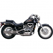 WYDECH TŁUMIK HONDA  COBRA EXHAUST SYSTEM 2 INTO 2 SHOTGUN FATTIES STRAIGHT CUT TIP CHROME