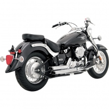WYDECH TŁUMIK HONDA XVS650 VANCE & HINES EXHAUST SHORTSHOTS STAGGERED CHROME
