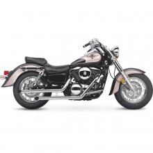 WYDECH TŁUMIK KAWASAKI VN 1500 Vulcan COBRA EXHAUST SYSTEM 2 DRAG PIPE SLASH CUT CHROME