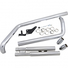 WYDECH TŁUMIK KAWASAKI COBRA SLASH DOWN HOT ROD SPEEDSTER EXHAUST CHROME