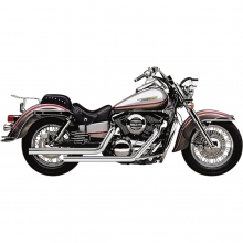WYDECH TŁUMIK KAWASAKI VN1500 COBRA EXHAUST SYSTEM DRAGSTER 2 INTO 2 STRAIGHT-CUT CHROME