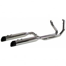 WYDECH TŁUMIK KHROME WERKS 2 INTO 2 TWO STEP CROSSOVER HEADER SYSTEMS HARLEY DAVIDSON