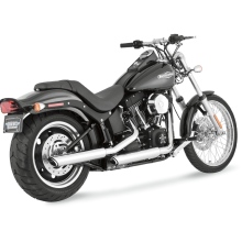 WYDECH TŁUMIK VANCE&HINES ROUND TWIN SPLASH SLIP ON HARLEY DAVIDSON