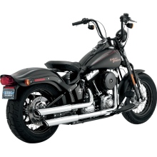 WYDECH TŁUMIK VANCE&HINES ROUND TWIN SPLASH SLIP ON HARLEY DAVIDSON