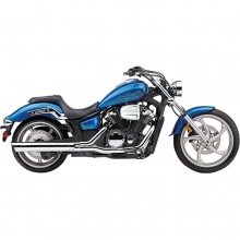 WYDECH TŁUMIK YAMAHA XVS COBRA 4 SCALLOPED SLIP ON MUFFLERS CHROME