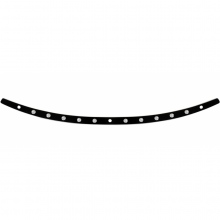 WYKOŃCZENIE SZYBY MEMPHIS SHADES HARLEY DAVIDSON CZARNE