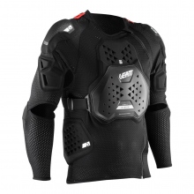 Koszulka z ochraniaczami LEATT 3DF Airfit Hybrid Czarny 2XL