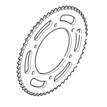 ZĘBATKA TYNA FACTORY REAR SPROCKET 58T RS125