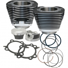 ZESTAW CYLINDER TŁOK  S&S CYCLE CYLINDER/PISTON KIT TWIN-CAM 106 BLACK