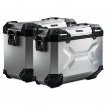 ZESTAW KUFRÓW BOCZNYCH TRAX ADV I STELAŻY SW-MOTECH MOTO GUZZI V85 TT (19-), 37/45L