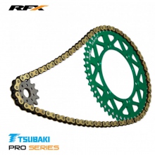 ZESTAW NAPĘDOWY RFX KAWASAKI KX 250 KXF 450 ZŁOTY 13-48