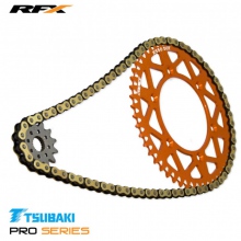 ZESTAW NAPĘDOWY RFX KTM 125-540 ALL MODELS  ZŁOTY  14-50