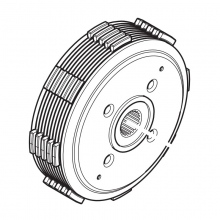 ZESTAW TARCZY SPRZĘGŁA SWM 125 CLUTCH DISC SET