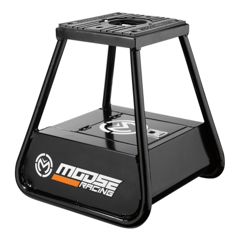 STOJAK PODNOŚNIK MOOSE RACING HARD-PARTS STORAGE BIKESTAND ALUMINUM BLACK