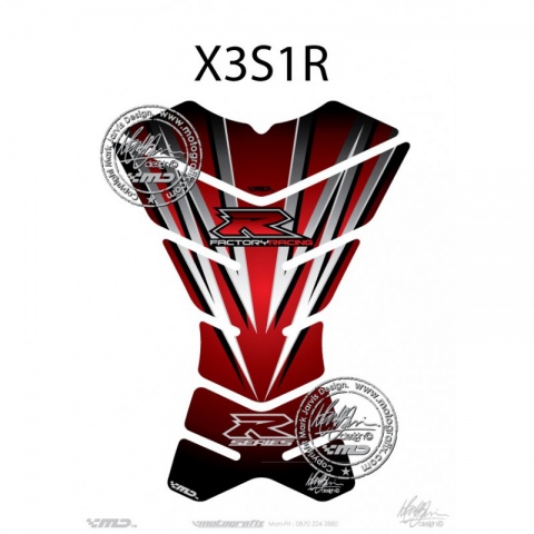 TANKPAD MOTOGRAFIX SUZUKI GSXR FACTORY RACING X3