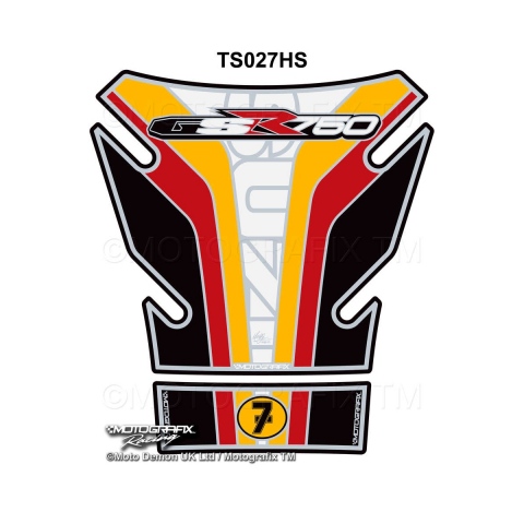 TANKPAD MOTOGRAFIX Suzuki GSR750 2011-2016 