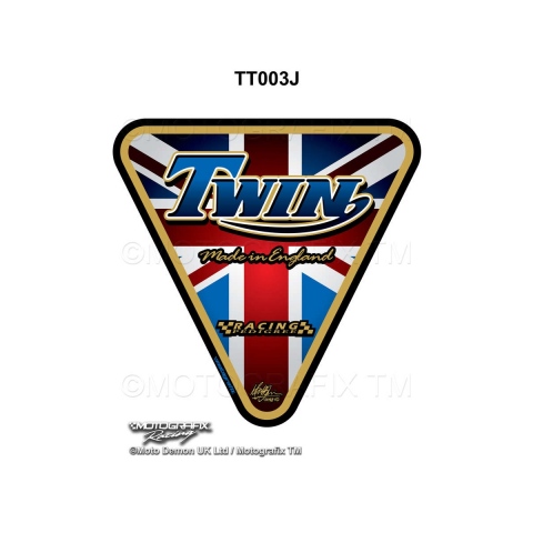 TANKPAD Triumph Triangle Black / Gold