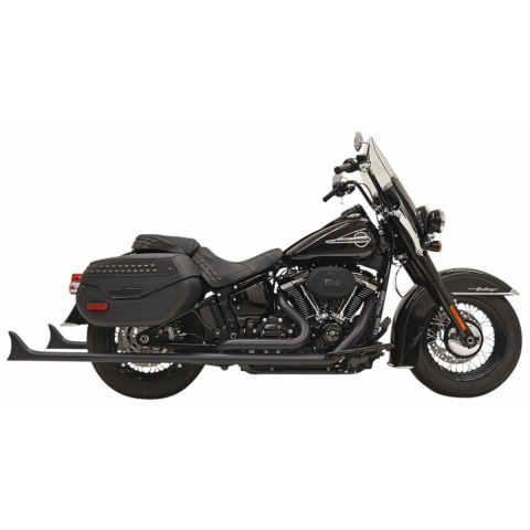 WYDECH TŁUMIK BASSANI XHAUST FISHTAIL TRUE DUAL EXHAUST SYSTEM HARLEY DAVIDSON