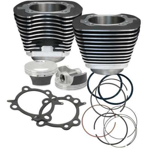 ZESTAW CYLINDER TŁOK  S&S CYCLE CYLINDER/PISTON KIT TWIN-CAM 106 BLACK
