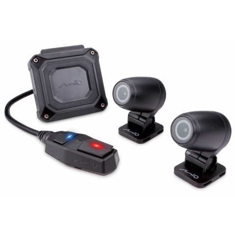ZESTAW WIDEOREJESTRATOR MIO M760D DUAL FHD WIFI WODOODPORNY